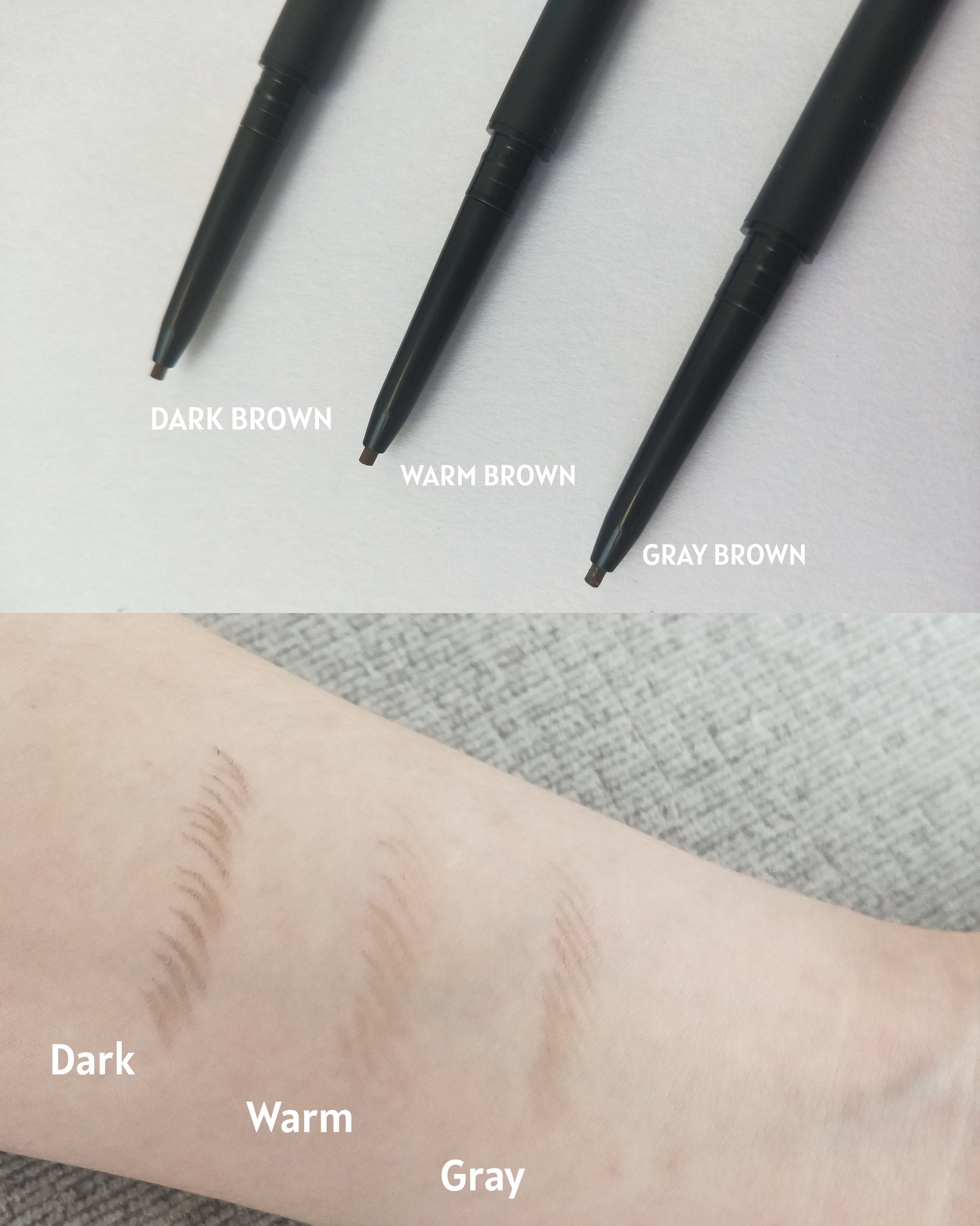 ウォータープルーフ スリムブロウペンシル グレーブラウン/heme/アイブロウペンシルを使ったクチコミ（2枚目）