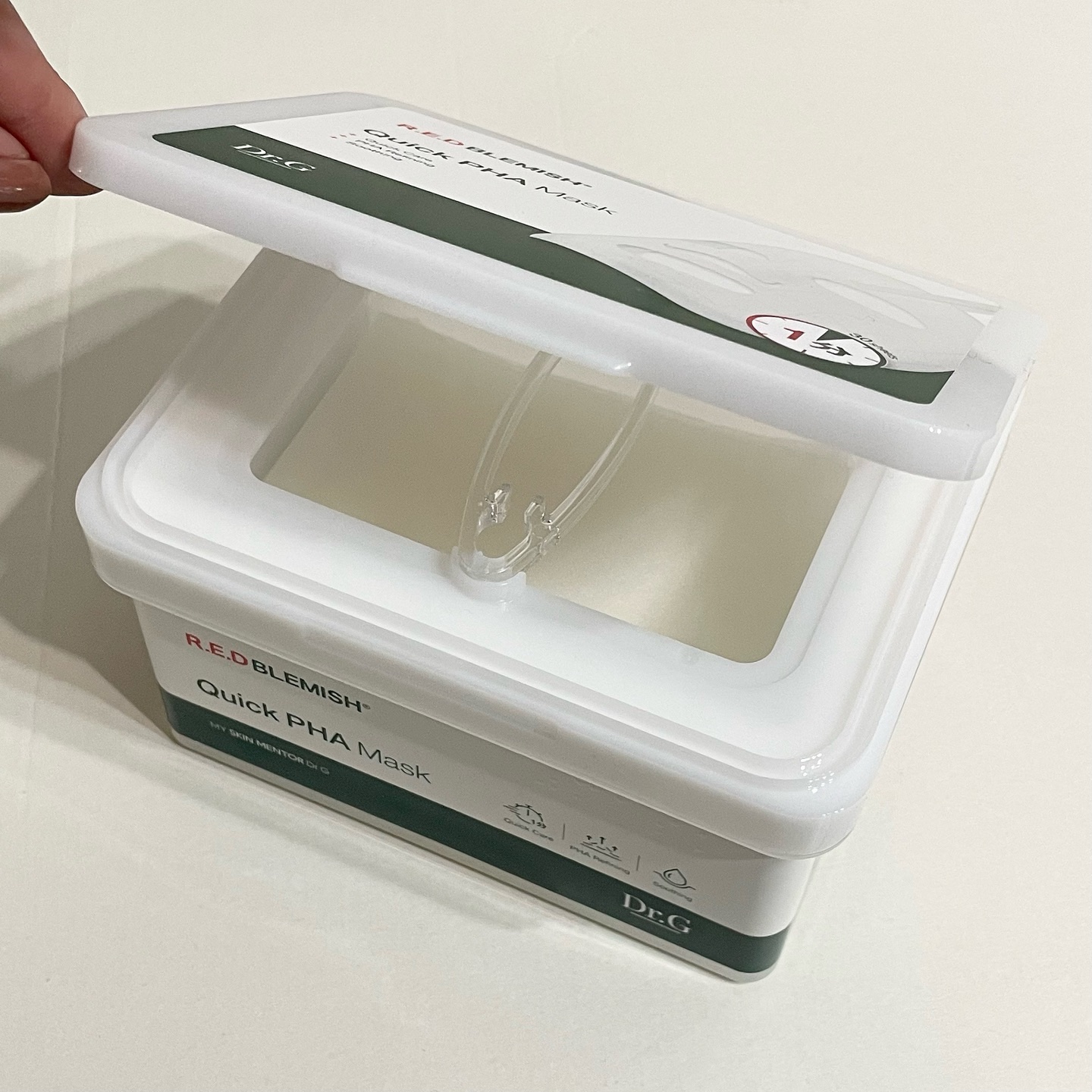 レッドブレミッシュクイックPHAシートマスク/Dr.G/シートマスク・パックを使ったクチコミ（2枚目）