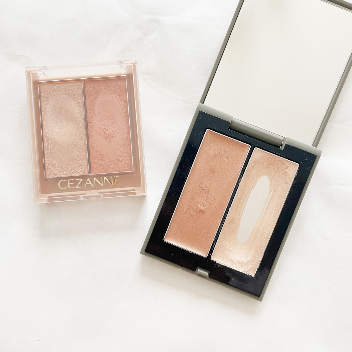 THREE シマリング グロー デュオ/THREE/クリームハイライトを使ったクチコミ（2枚目）