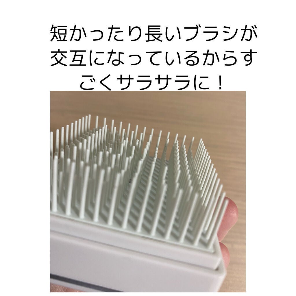 スクエアイオンブラシ/SALONIA/ヘアブラシを使ったクチコミ(3枚目)