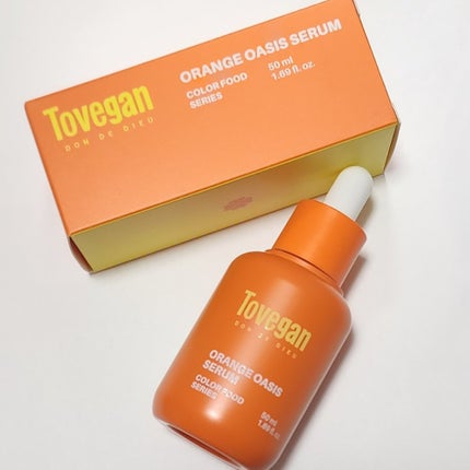 カラーフードシリーズオレンジオアシスセラム/Tovegan/美容液を使ったクチコミ(4枚目)