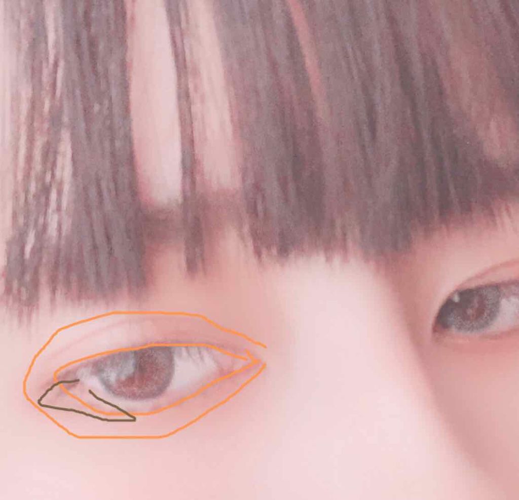 パウダーアイシャドウ ブルーミングキティ/DAISO/アイシャドウパレットを使ったクチコミ（2枚目）