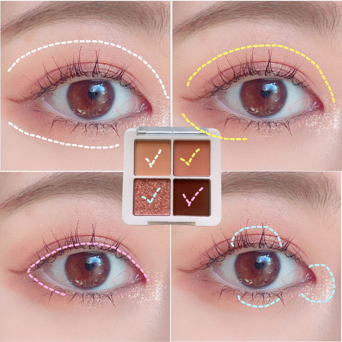 プチポケットアイシャドウパレット 01 Big Ben(ビッグベン)/SO GLAM/アイシャドウパレットを使ったクチコミ（3枚目）