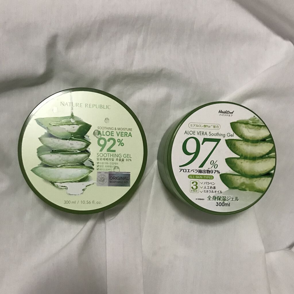マイルド＆モイスチャーアロエジェル/ネイチャーリパブリック/ボディローションを使ったクチコミ（1枚目）