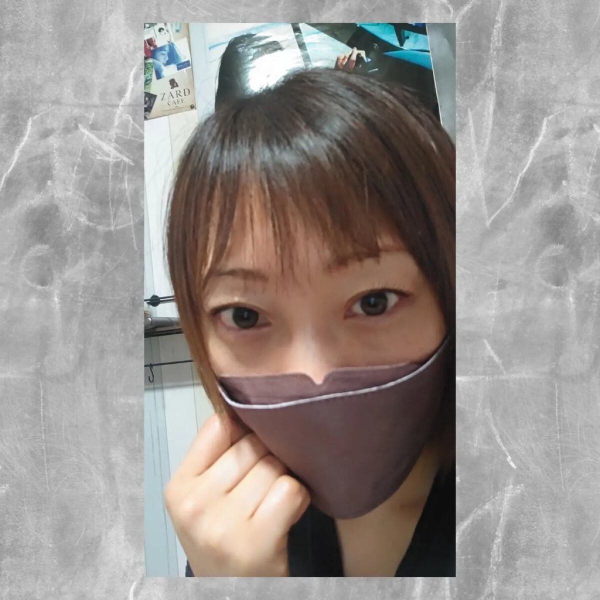 スパンレース不織布カラーマスク/ISDG 医食同源ドットコム/マスクを使ったクチコミ(2枚目)