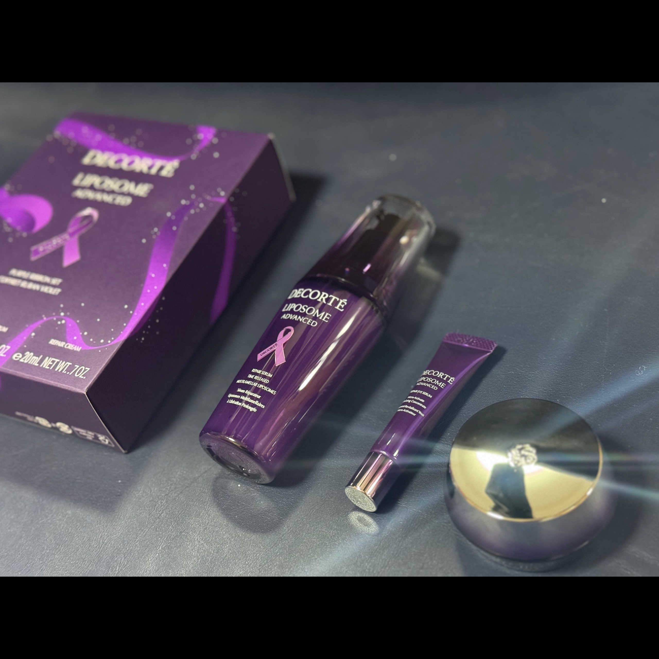 リポソーム アドバンスト パープルリボン セット/DECORTÉ/スキンケアキットを使ったクチコミ（1枚目）