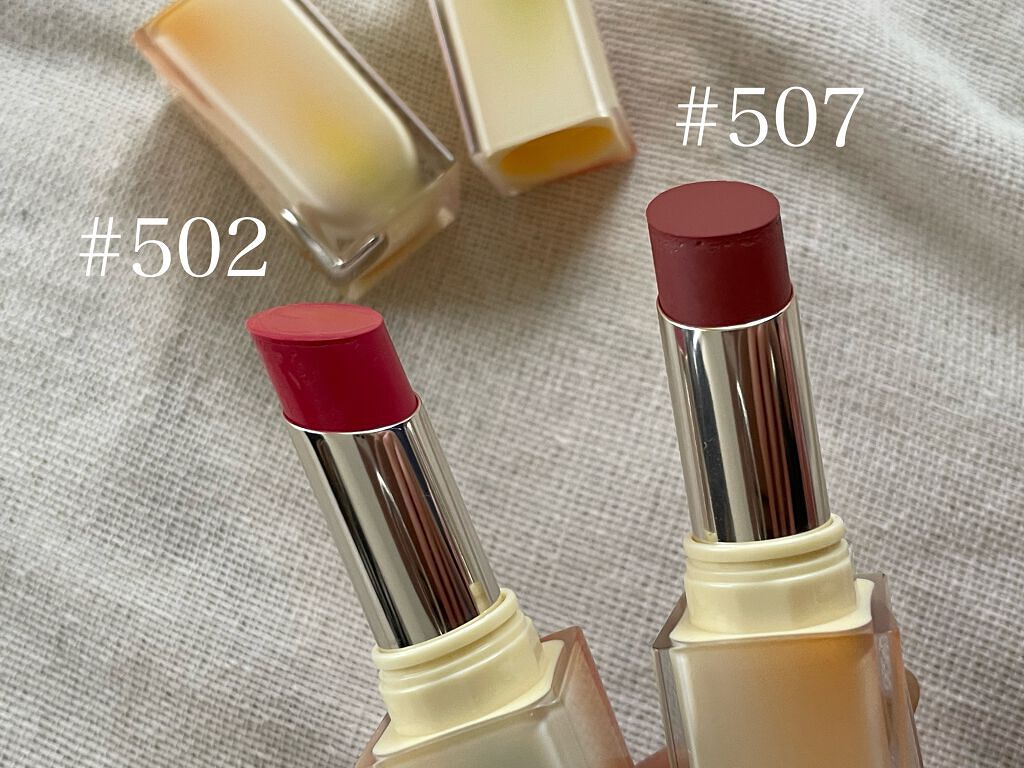 夏禅シリーズ 水光シアーリップスティック/Joocyee/口紅を使ったクチコミ(4枚目)