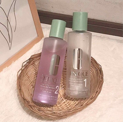 クラリファイング ローション 1/CLINIQUE/拭き取り化粧水を使ったクチコミ(1枚目)