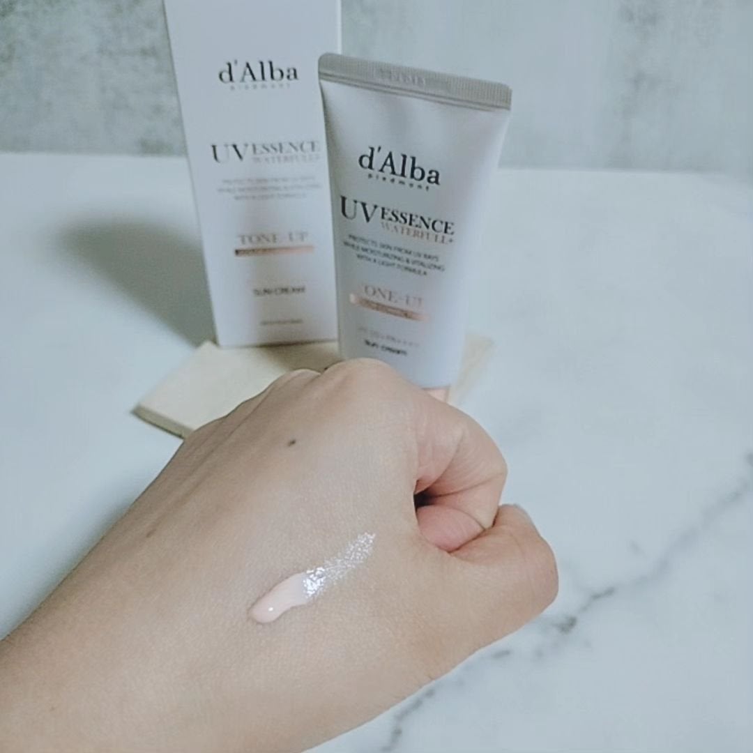 ウォータフルトーンアップサンクリーム/ダルバ/日焼け止めクリームを使ったクチコミ(3枚目)