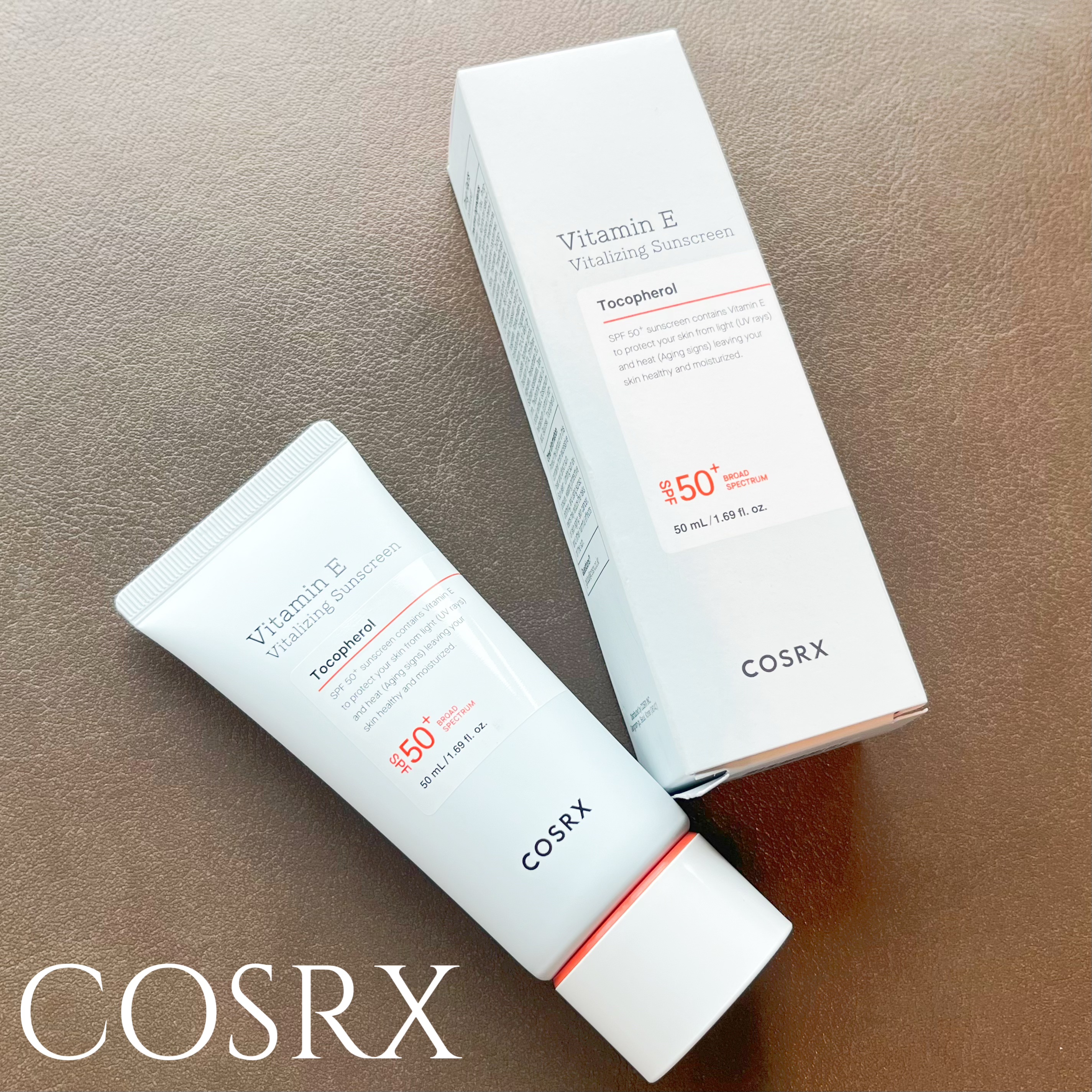 ビタミンEバイタライジングUVクリーム　SFP50＋/COSRX/日焼け止めクリームを使ったクチコミ（3枚目）
