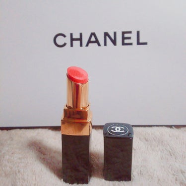 ルージュ ココ シャイン 91 ボエーム/CHANEL/口紅を使ったクチコミ（1枚目）