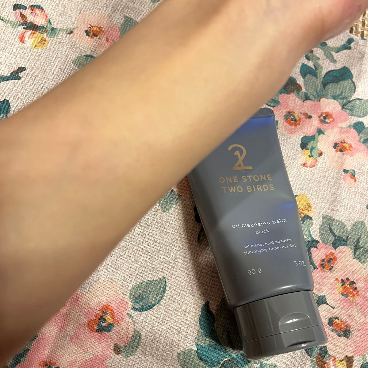 オイルクレンジングバーム ブラック/ONE STONE TWO BIRDS/クレンジングバームを使ったクチコミ(4枚目)