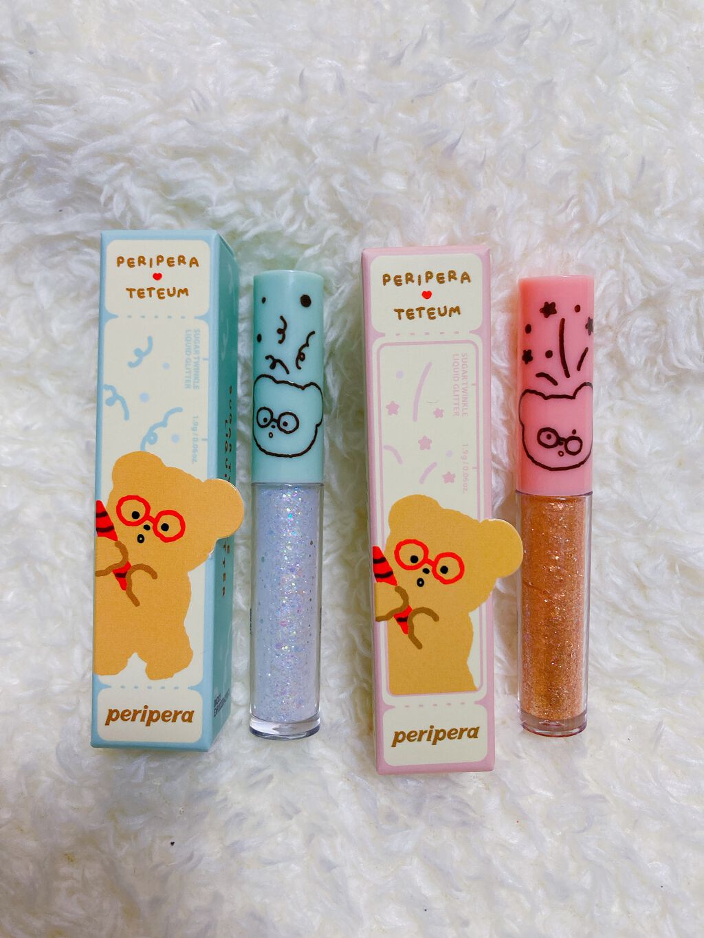 シュガー トゥインクル リキッド グリッター/PERIPERA/グリッターを使ったクチコミ（2枚目）