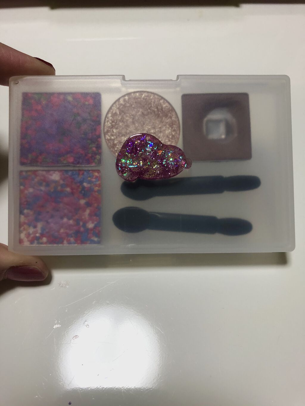 UR GLAM　MARBLE EYESHADOW/U R GLAM/単色アイシャドウを使ったクチコミ（2枚目）