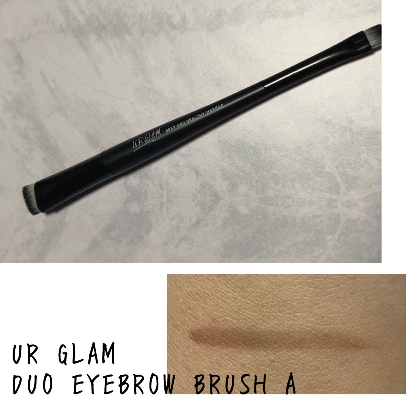 UR GLAM DUO EYEBROW BRUSH A(デュオアイブロウブラシA)/U R GLAM/メイクアップキットを使ったクチコミ(1枚目)