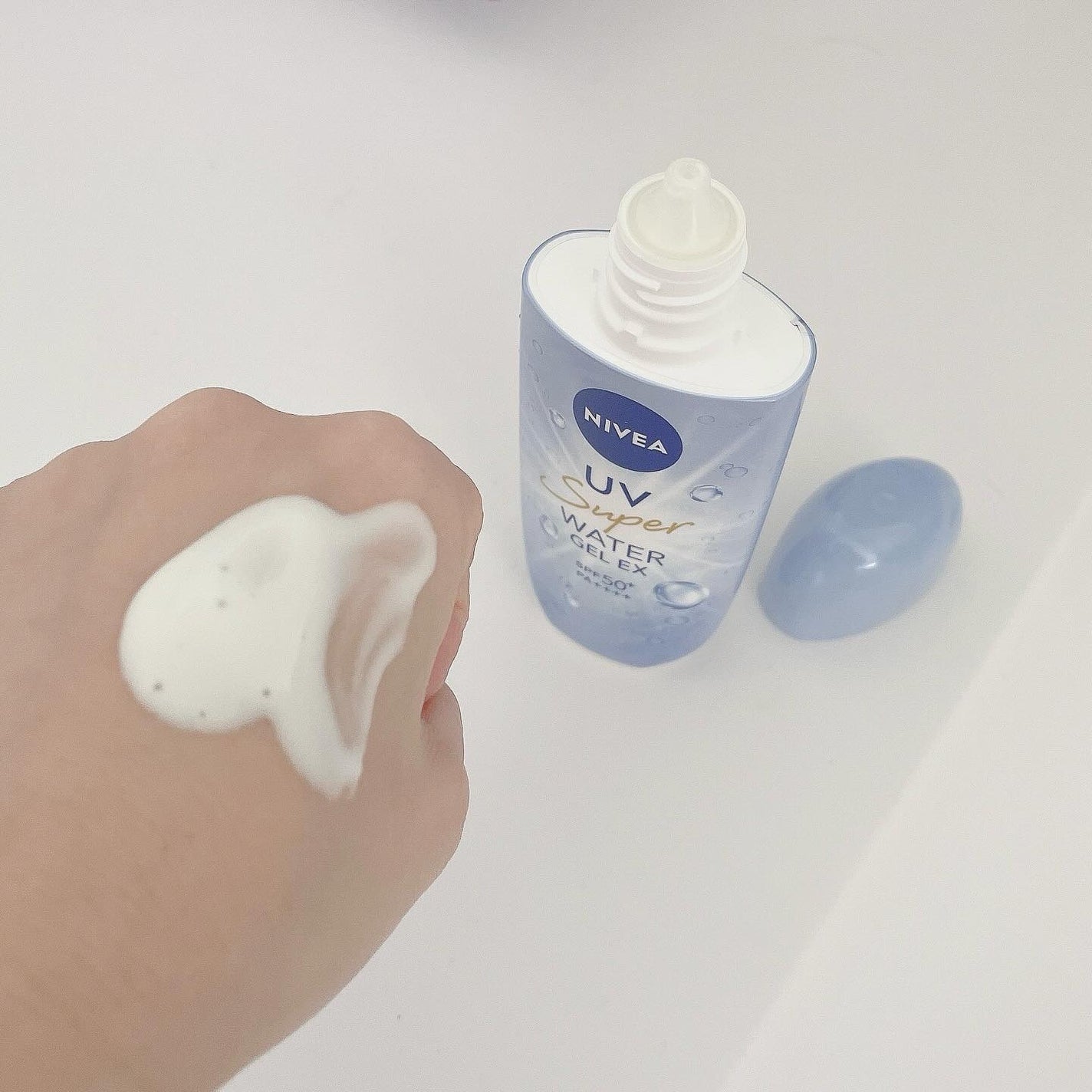 ニベアUV ウォータージェルEX/ニベア/日焼け止めジェルを使ったクチコミ(2枚目)
