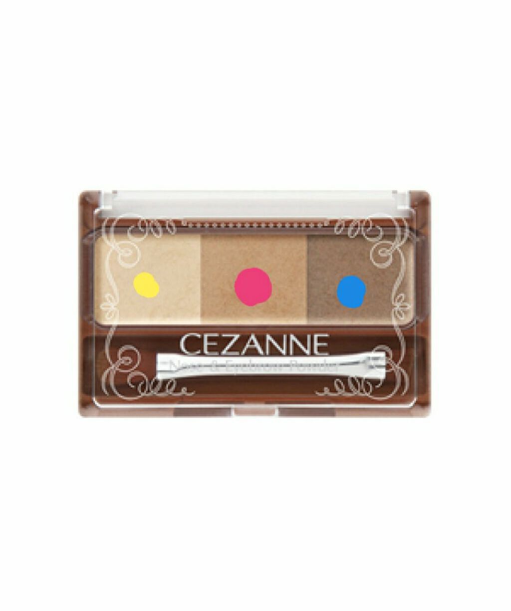 ノーズ＆アイブロウパウダー/CEZANNE/パウダーアイブロウを使ったクチコミ（1枚目）