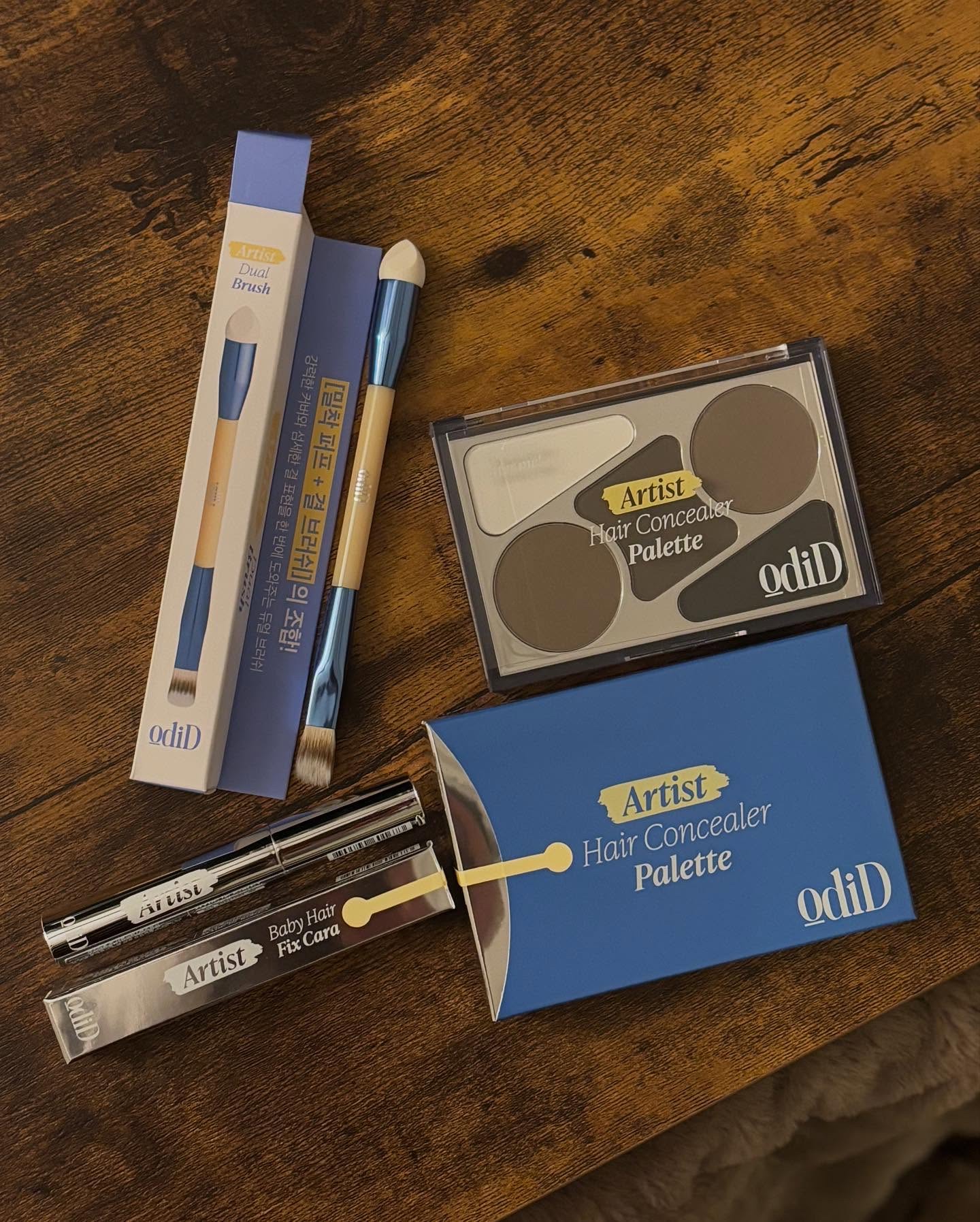  ヘアコンシーラーパレット&アーティスト デュアルブラシ/odiD/その他スタイリングを使ったクチコミ（2枚目）