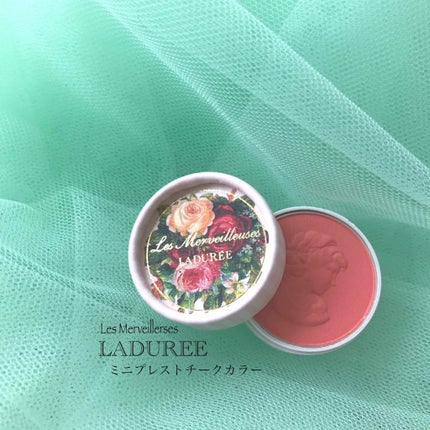 ミニ プレスト チークカラー/レ・メルヴェイユーズ ラデュレ/パウダーチークを使ったクチコミ(1枚目)