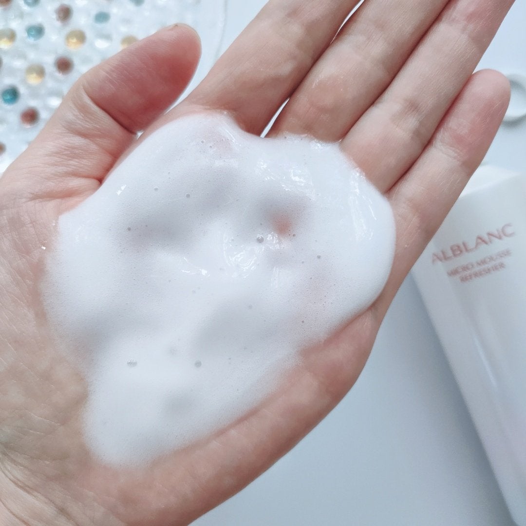 マイクロムース リフレッシャー/ALBLANC/泡洗顔を使ったクチコミ(5枚目)