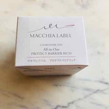 薬用プロテクトバリアリッチ/Macchia Label/オールインワン化粧品を使ったクチコミ（1枚目）