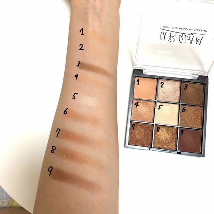 UR GLAM BLOOMING EYE COLOR PALETTE/U R GLAM/アイシャドウパレットを使ったクチコミ(2枚目)