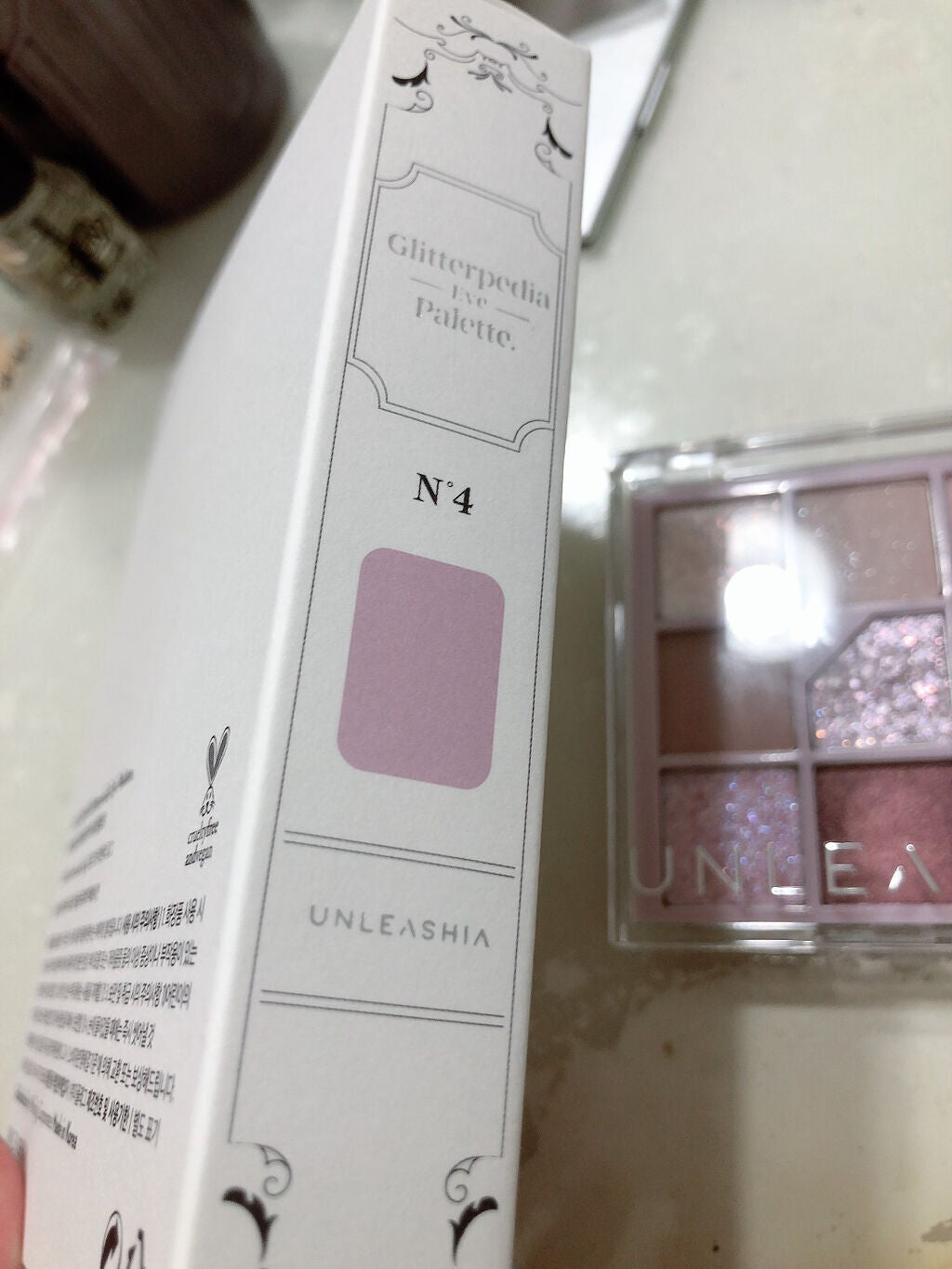 グリッターペディアアイパレット/unleashia/アイシャドウパレットを使ったクチコミ(9枚目)