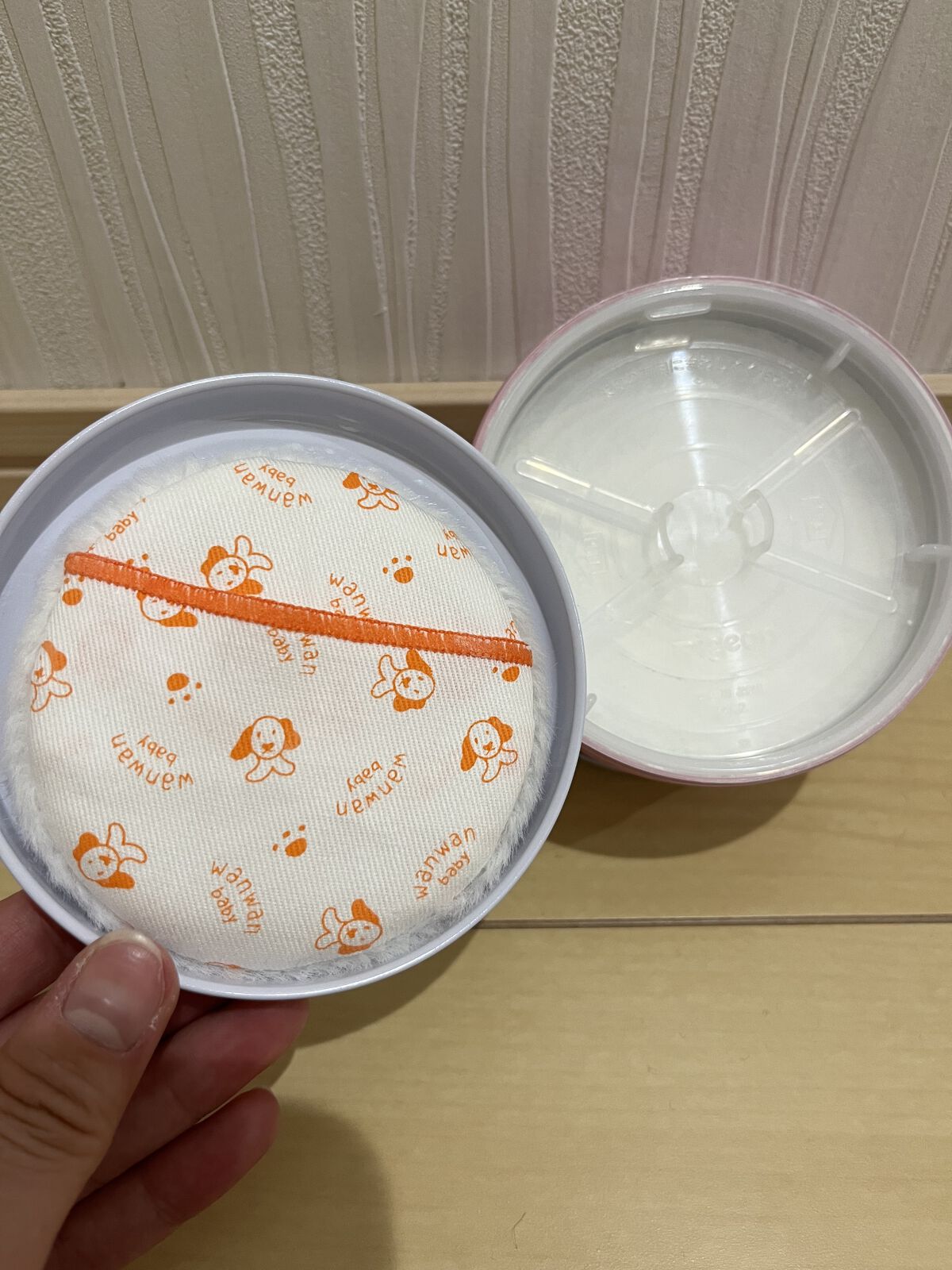 ベビーパウダー（ももの葉）/ピジョン/その他を使ったクチコミ（2枚目）