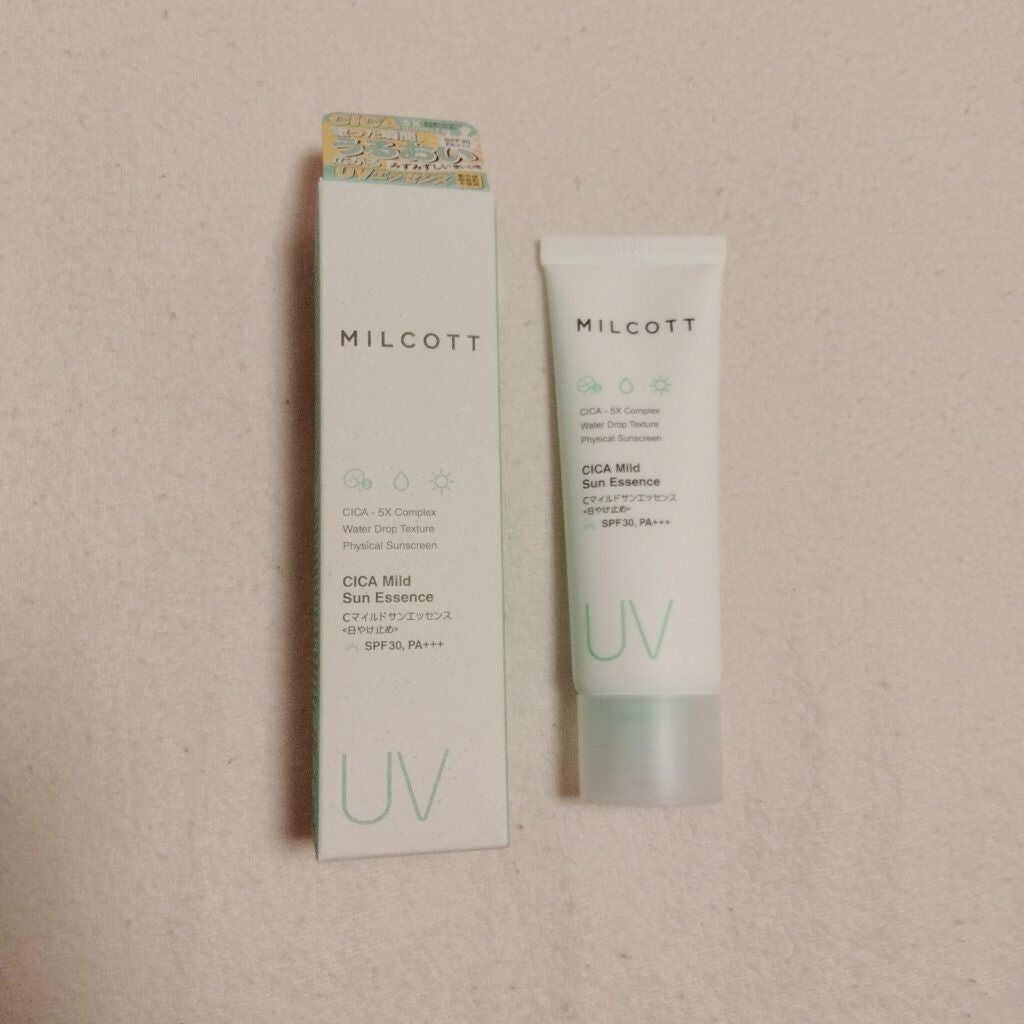 CICA Mild Sun Essensce/MILCOTT/日焼け止めクリームを使ったクチコミ(1枚目)