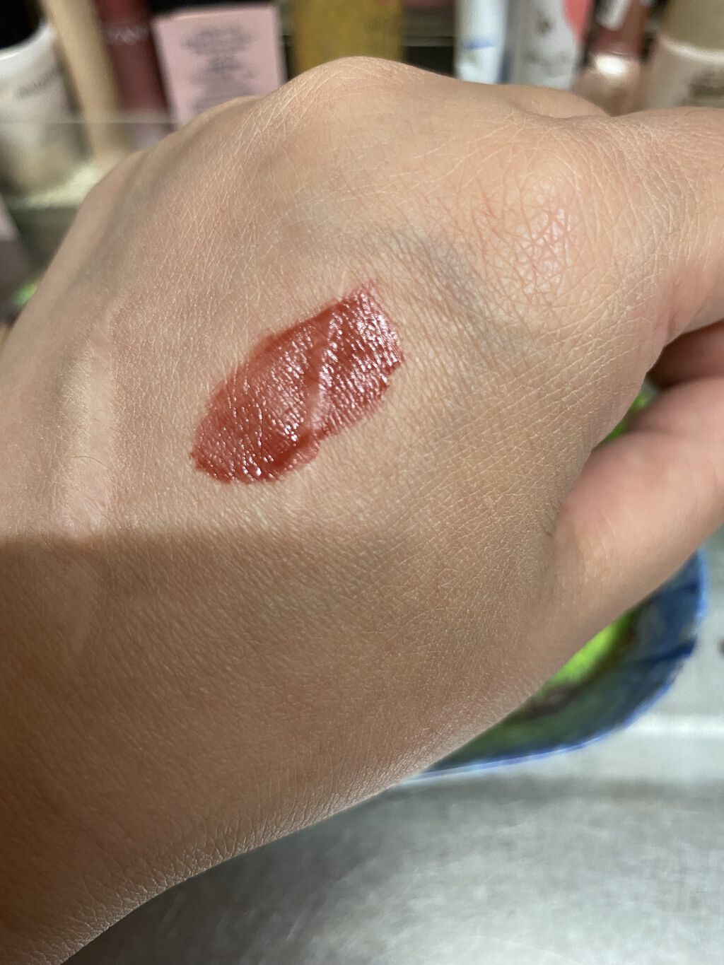 ウォータリーティントリップ マット/CEZANNE/リップティントを使ったクチコミ（3枚目）