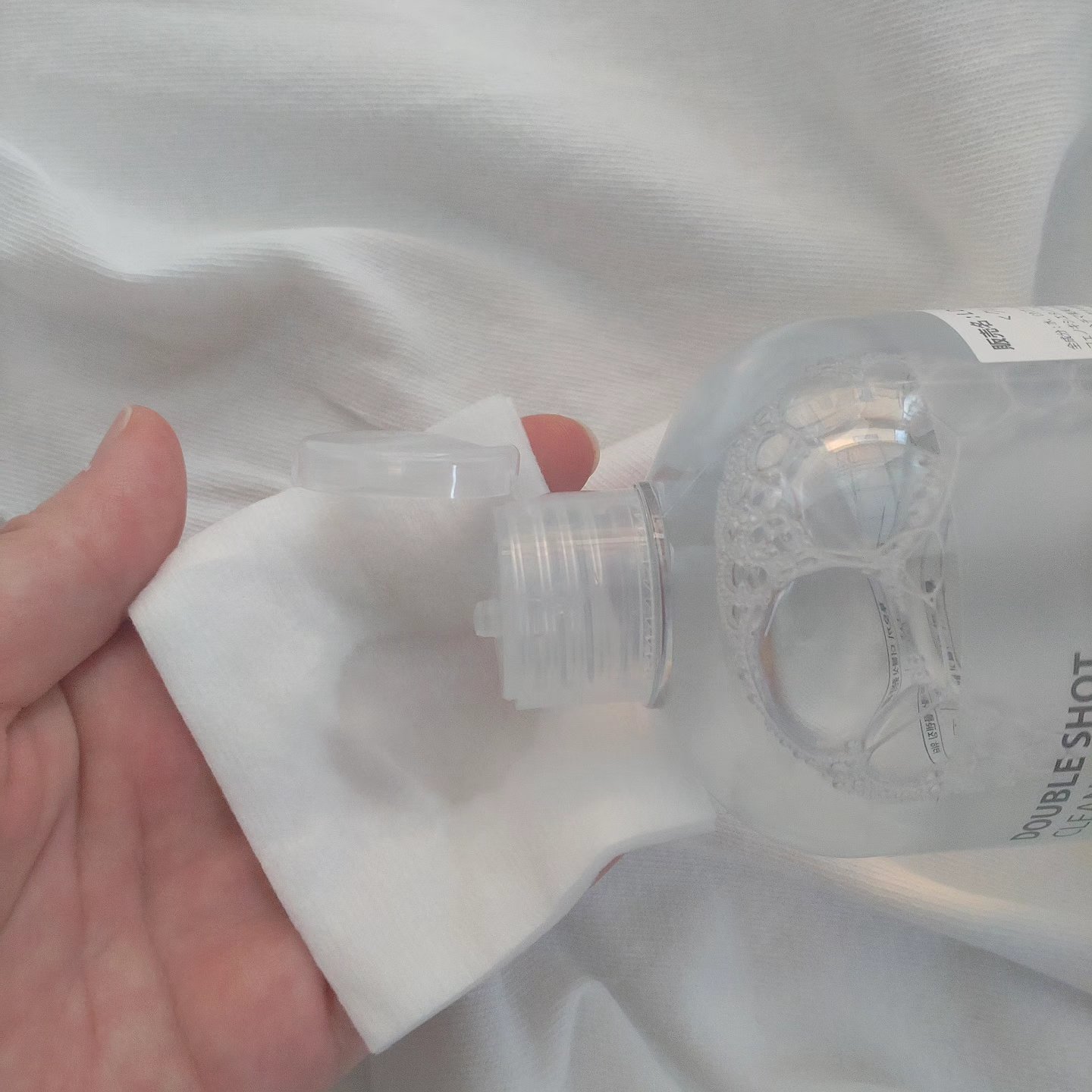 ダブルショットクレンジングウォーター/LUOKI/クレンジングウォーターを使ったクチコミ（3枚目）