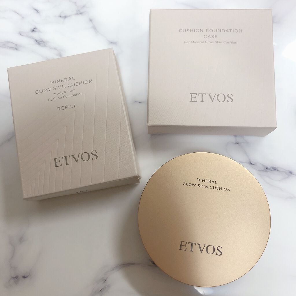 ミネラルグロウスキンクッション/エトヴォス/クッションファンデーションを使ったクチコミ(1枚目)