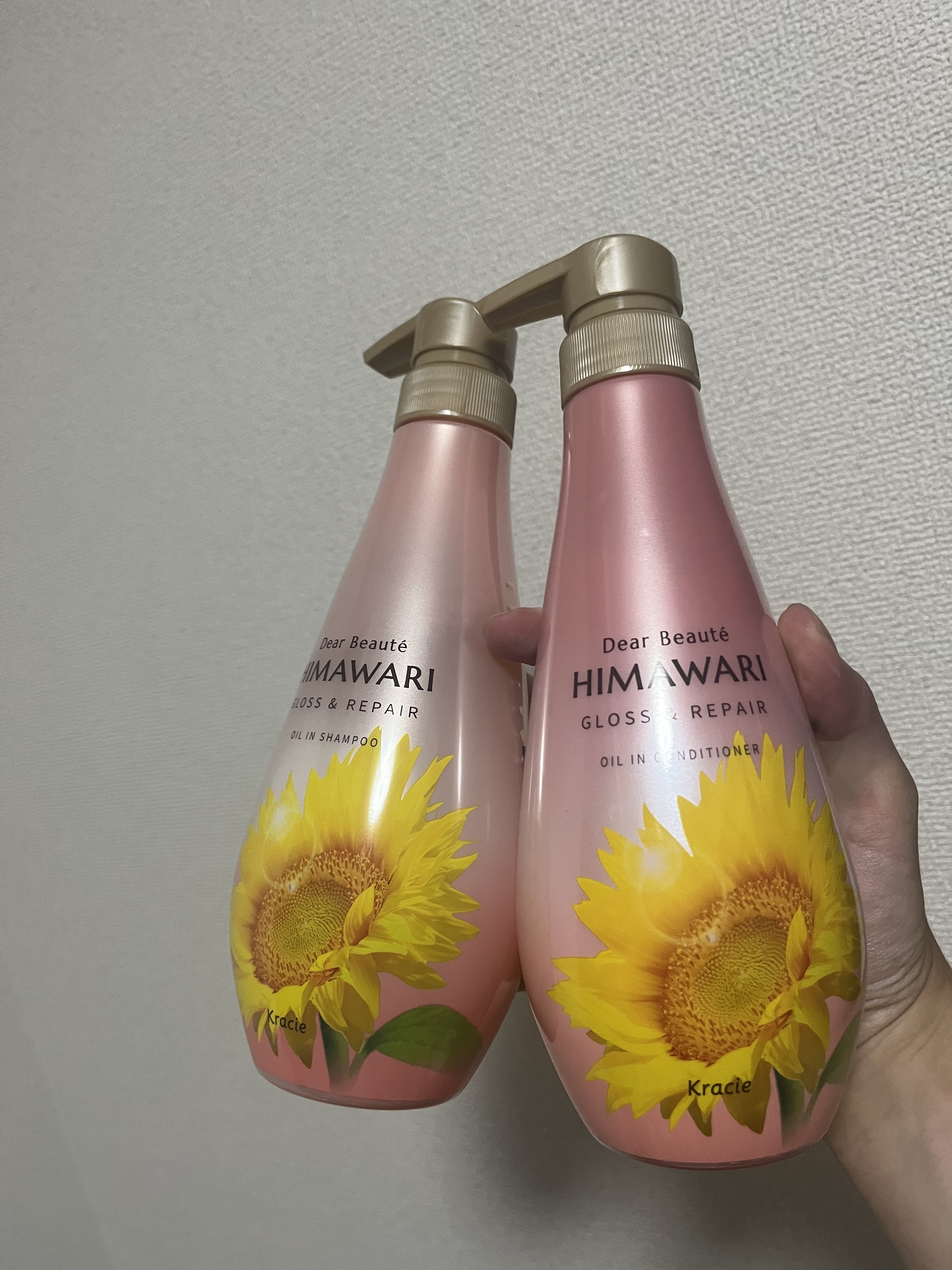 ディアボーテ オイルインシャンプー／オイルインコンディショナー (グロス＆リペア)のクチコミ「【使った商品】
ディアボーテ オイルインシャンプー／オイルインコンディショナー (グロス＆リペ.....」（1枚目）