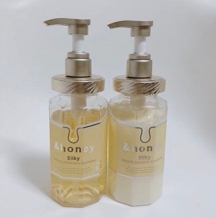 シルキー スムースモイスチャー シャンプー 1.0/ヘアトリートメント 2.0/&honey/市販シャンプーを使ったクチコミ(1枚目)
