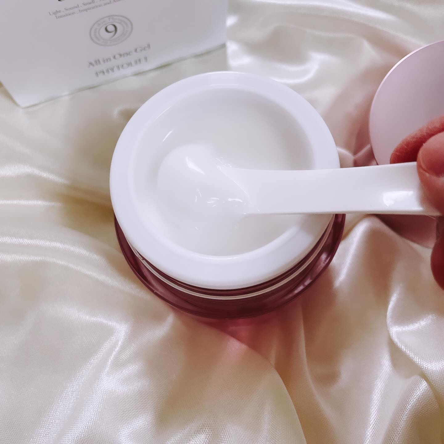 ナインセンス オールインワンジェル 50g/NINE SENSE PHYTOLIFT/オールインワン化粧品を使ったクチコミ（2枚目）