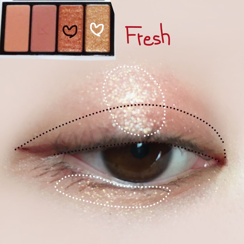 モテライナー リキッド/UZU BY FLOWFUSHI/リキッドアイライナーを使ったクチコミ（3枚目）