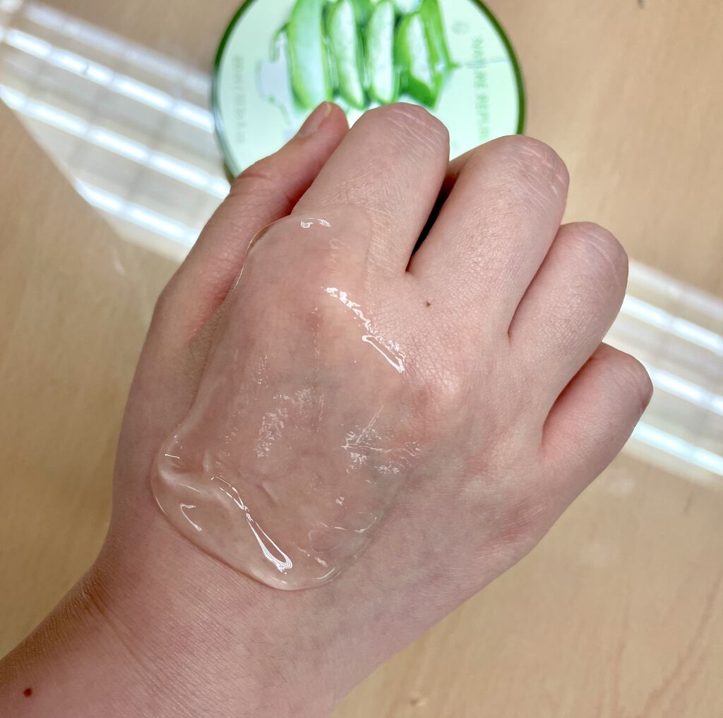 マイルド＆モイスチャーアロエジェル/ネイチャーリパブリック/ボディローションを使ったクチコミ（3枚目）