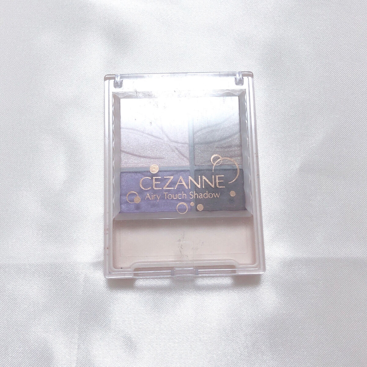 エアリータッチシャドウ 05 スミレブラウン/CEZANNE/アイシャドウパレットを使ったクチコミ（3枚目）