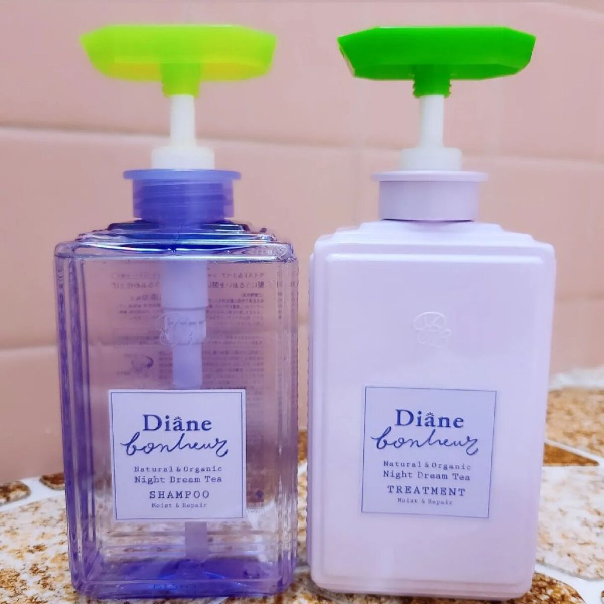 ダイアンボヌール モイスト＆リペア シャンプー/トリートメント ナイトドリームティーの香り シャンプー 500ml/ダイアン/市販シャンプーを使ったクチコミ（2枚目）