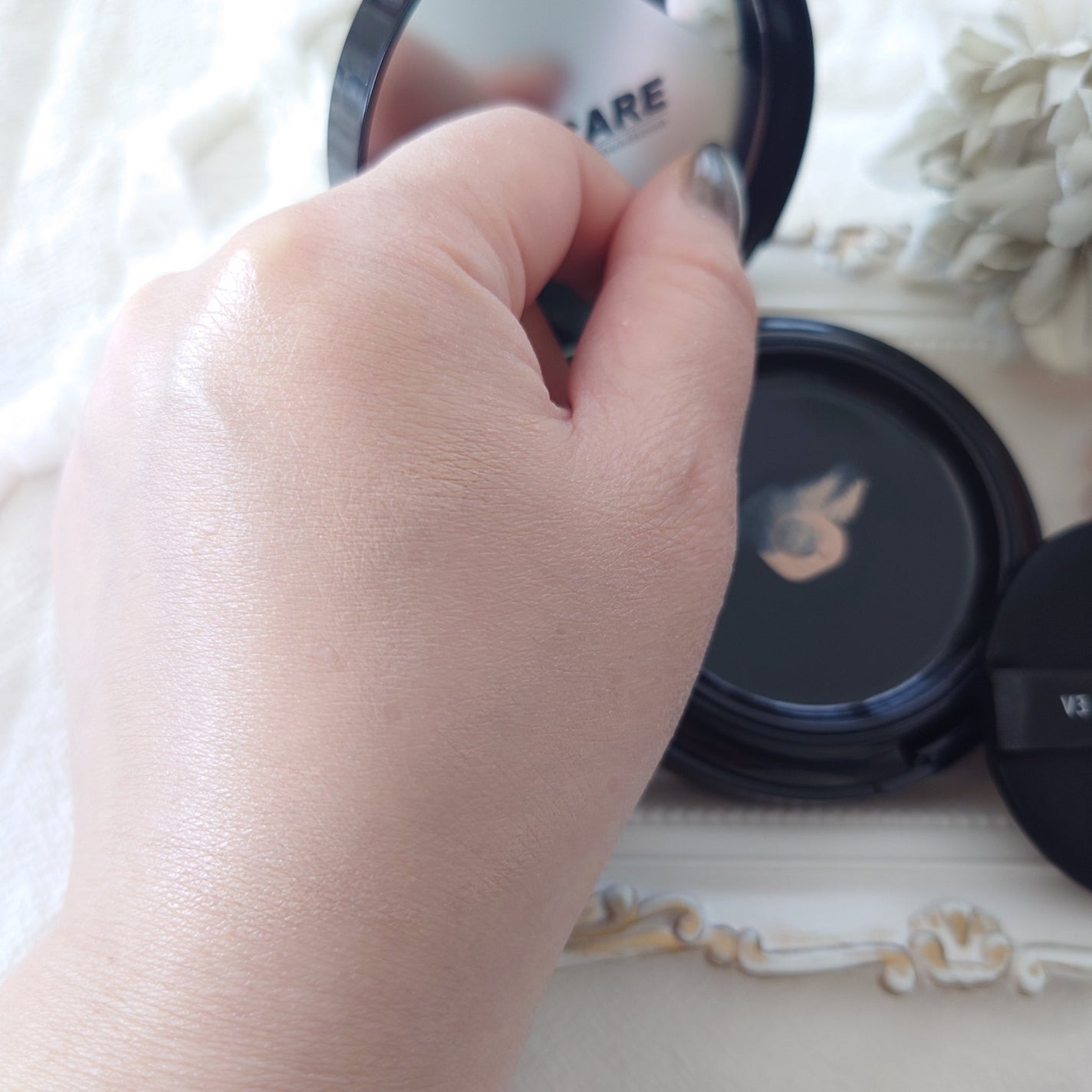 V3 エキサイティングファンデーション/SPICARE/クッションファンデーションを使ったクチコミ(6枚目)