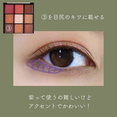 UR GLAM　BLOOMING EYE COLOR PALETTE/U R GLAM/アイシャドウパレットを使ったクチコミ（5枚目）