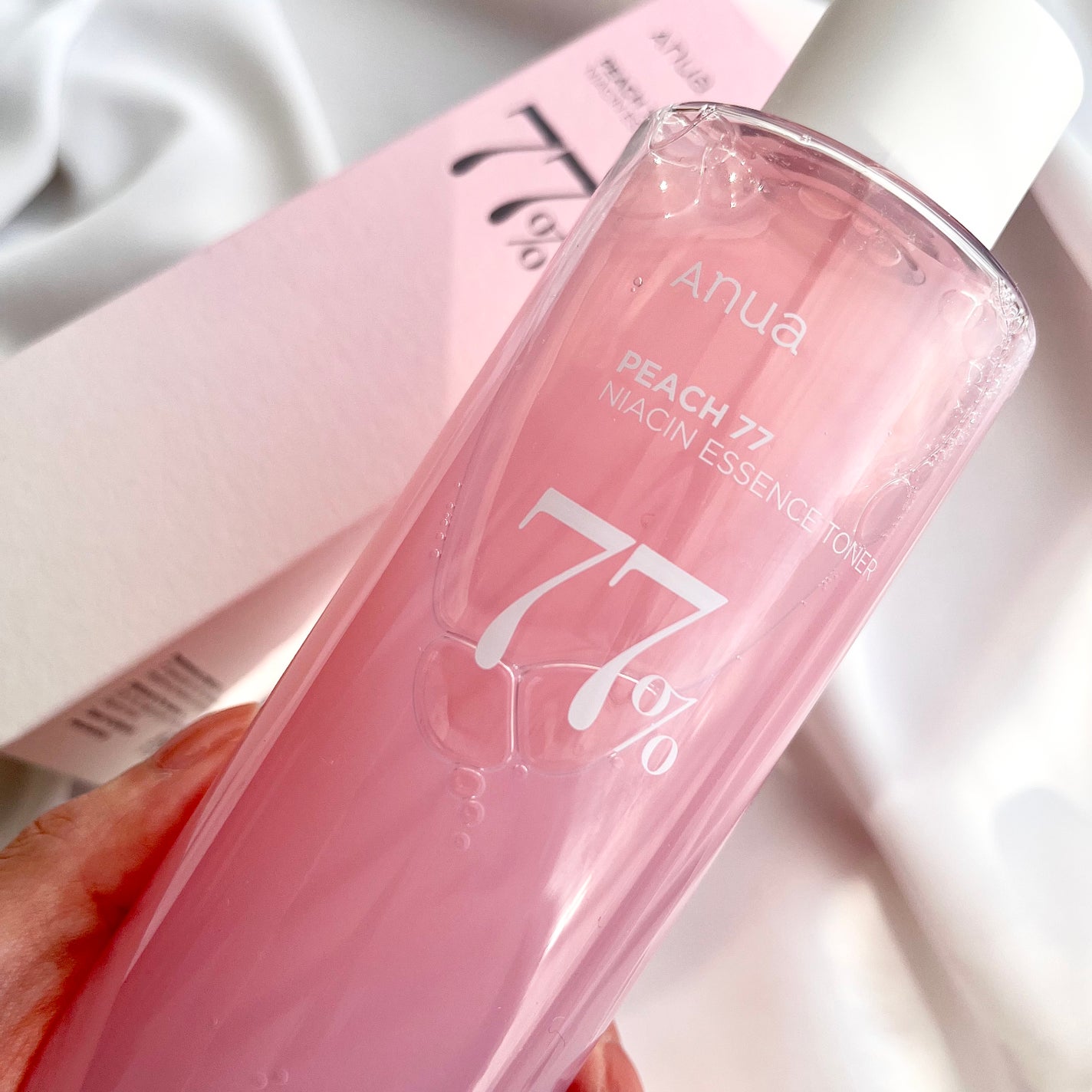 桃77%ナイアシンエッセンストナー 250ml/Anua/化粧水を使ったクチコミ(4枚目)