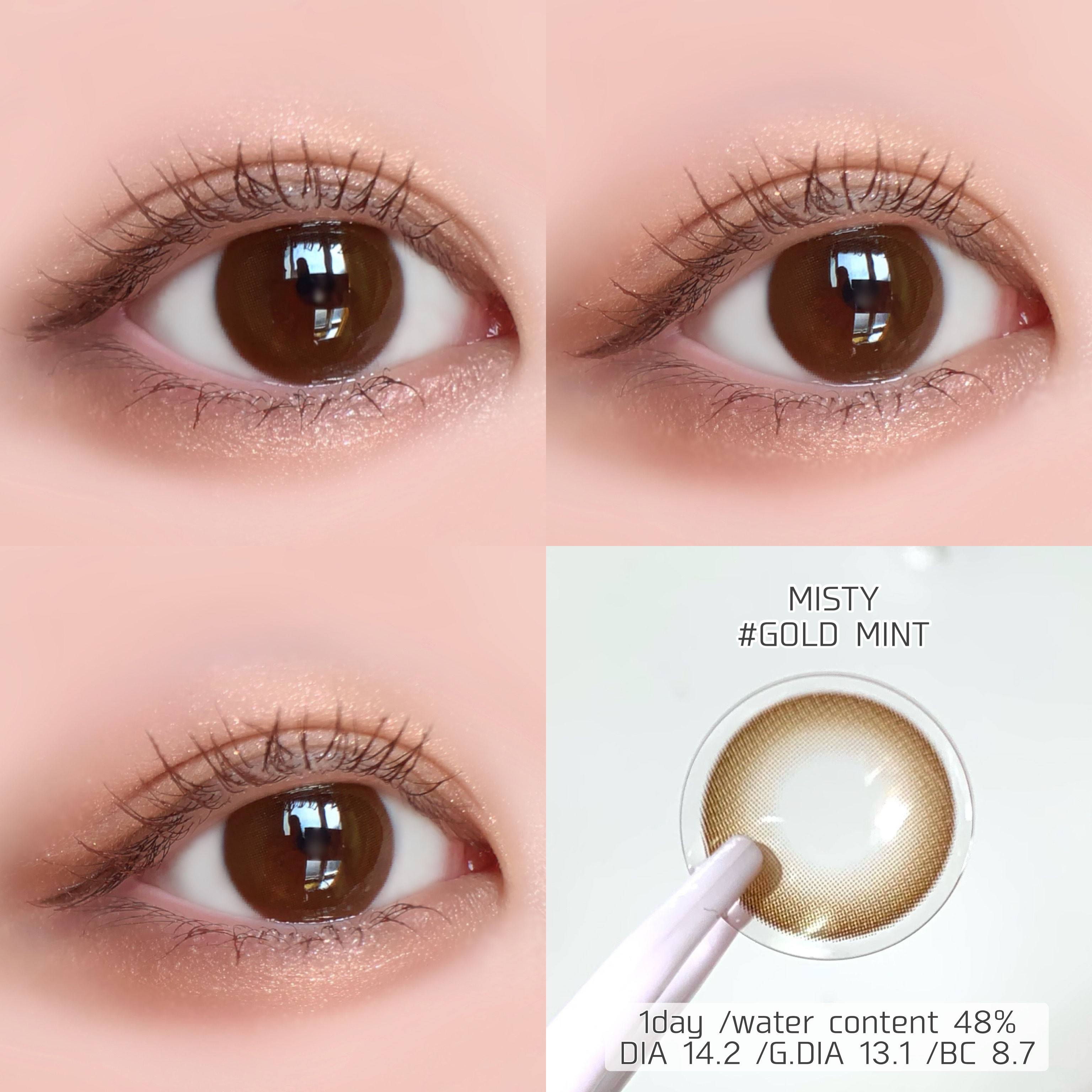 MISTY 1day/OLENS/カラーコンタクトレンズを使ったクチコミ（3枚目）