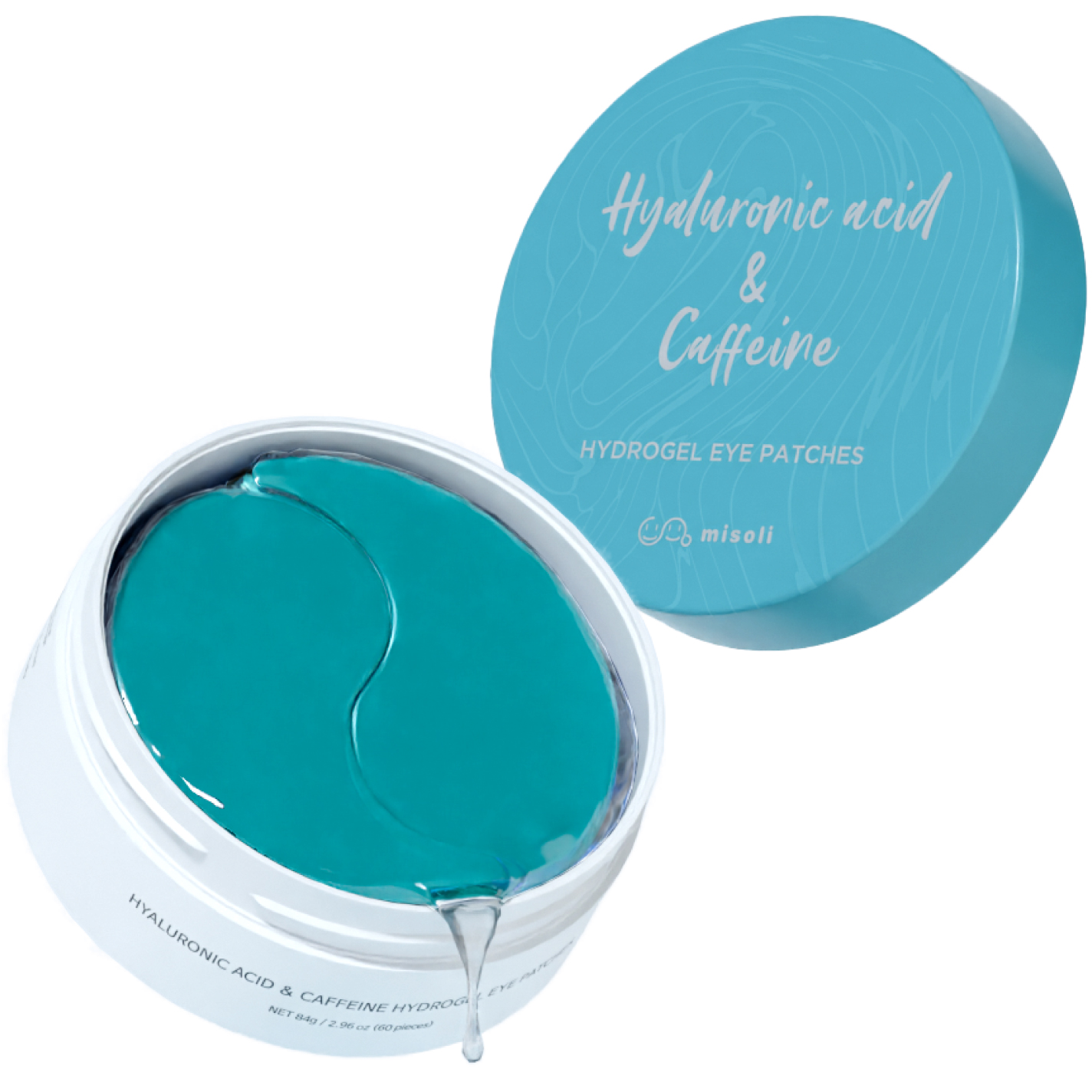 misoli misoli Hyaluronic acid & Caffeine Hydrogel Eye Patches