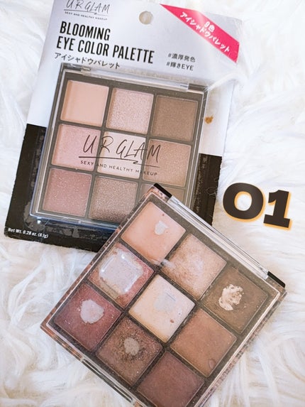 UR GLAM BLOOMING EYE COLOR PALETTE/U R GLAM/アイシャドウパレットを使ったクチコミ(2枚目)