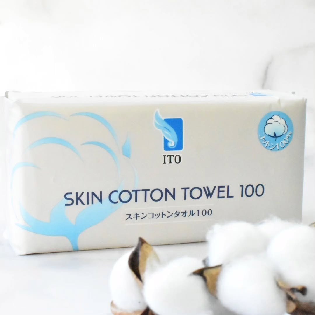 スキンコットンタオル100/ITO/クレンジングタオルを使ったクチコミ（1枚目）