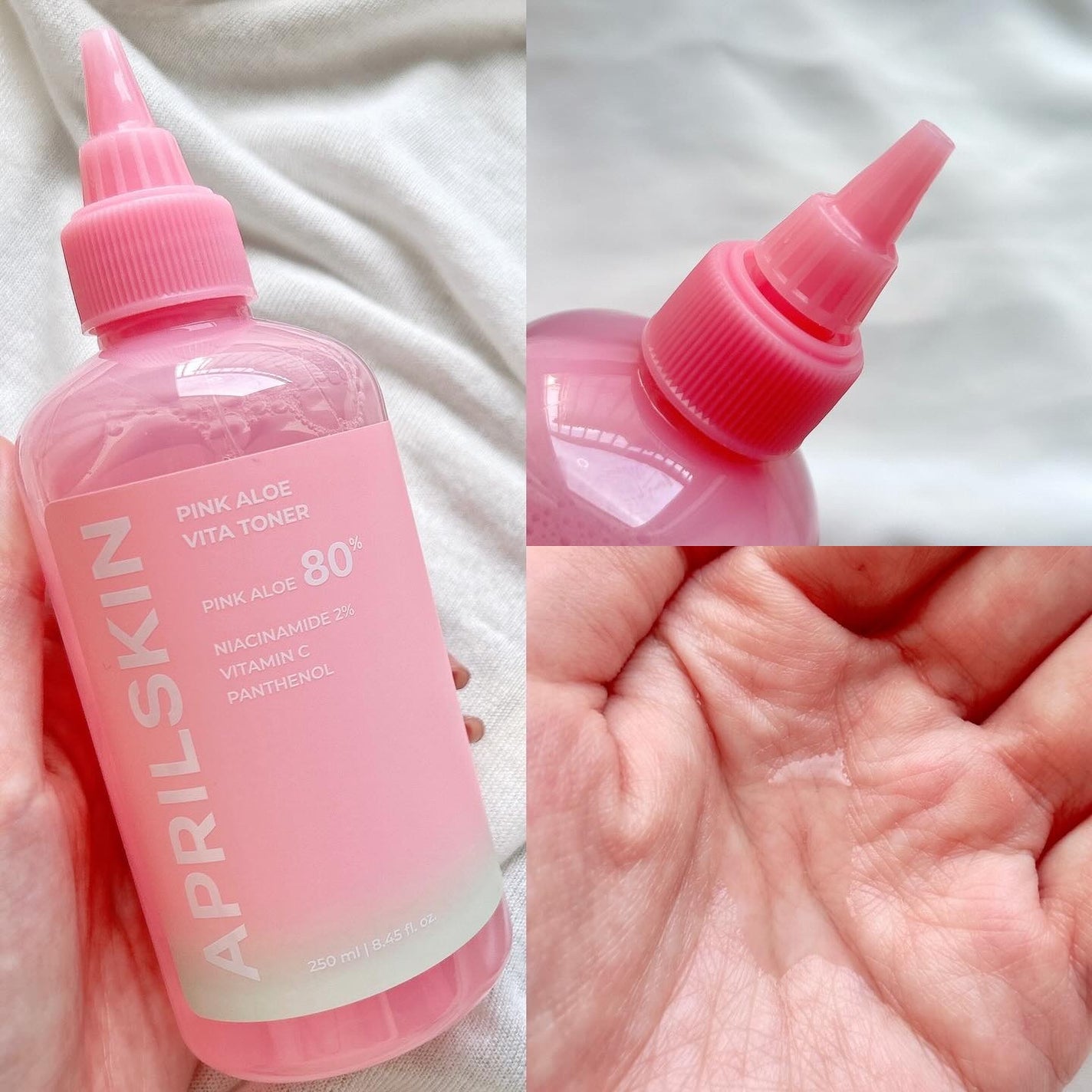 ピンクアロエムチンセラム/APRILSKIN/美容液を使ったクチコミ(2枚目)