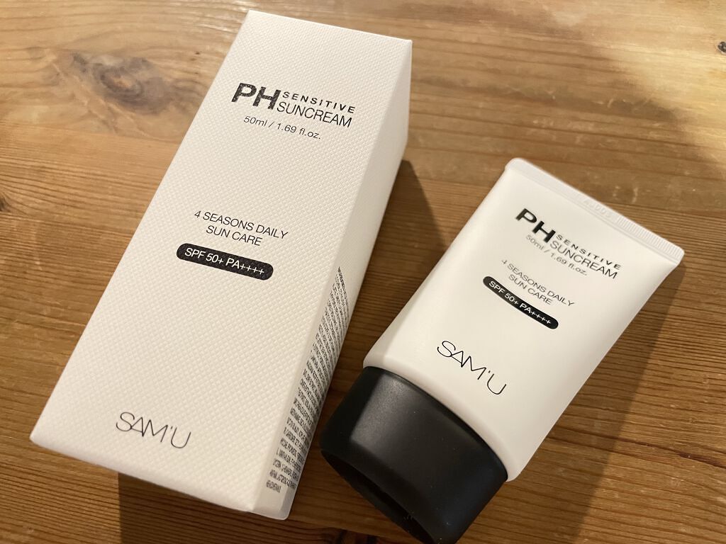 サミュ PHセンシティブサンクリーム/SAM'U/日焼け止めクリームを使ったクチコミ（1枚目）