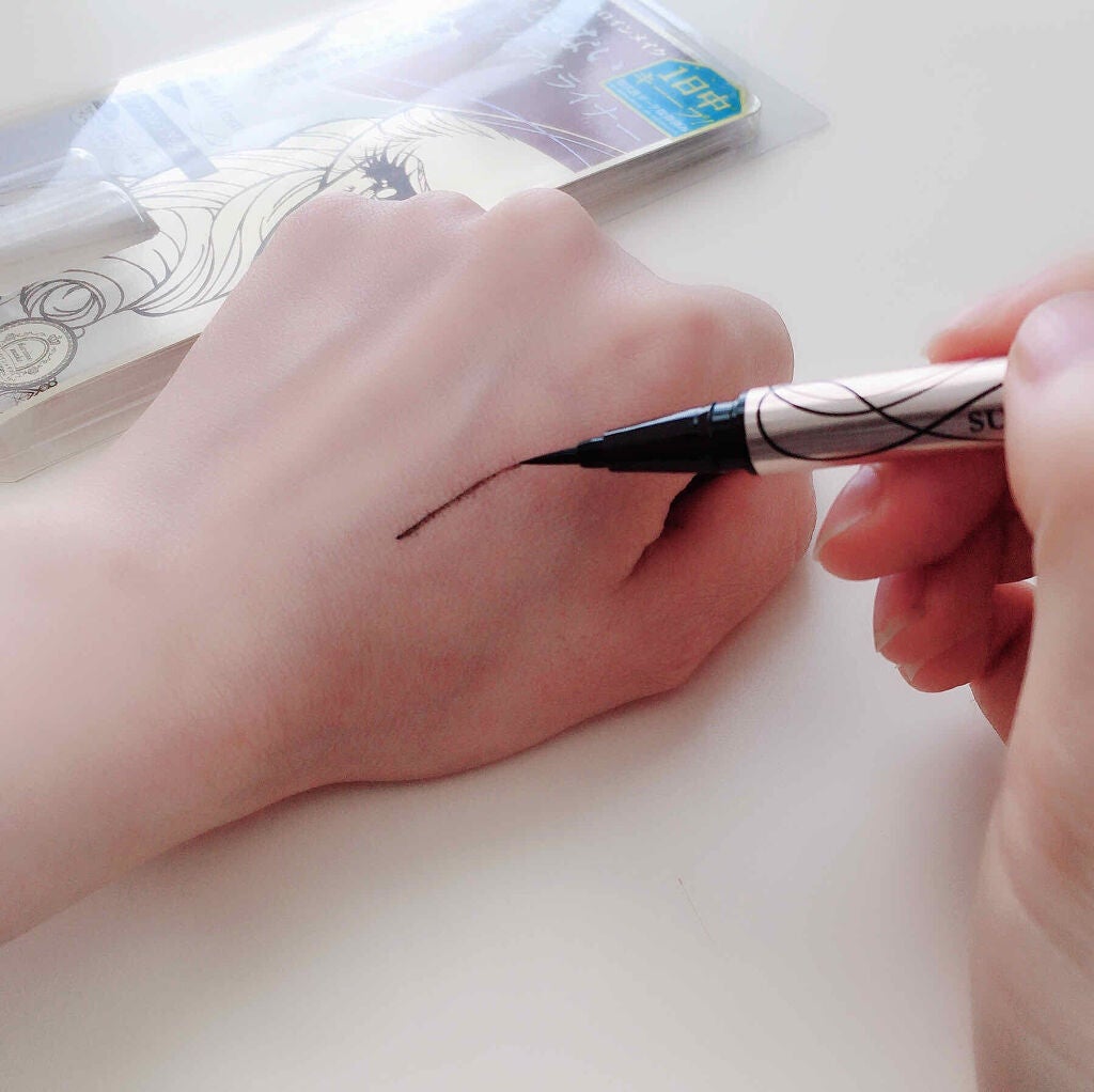 プライムリキッドアイライナー リッチキープ/ヒロインメイク/リキッドアイライナーを使ったクチコミ(2枚目)