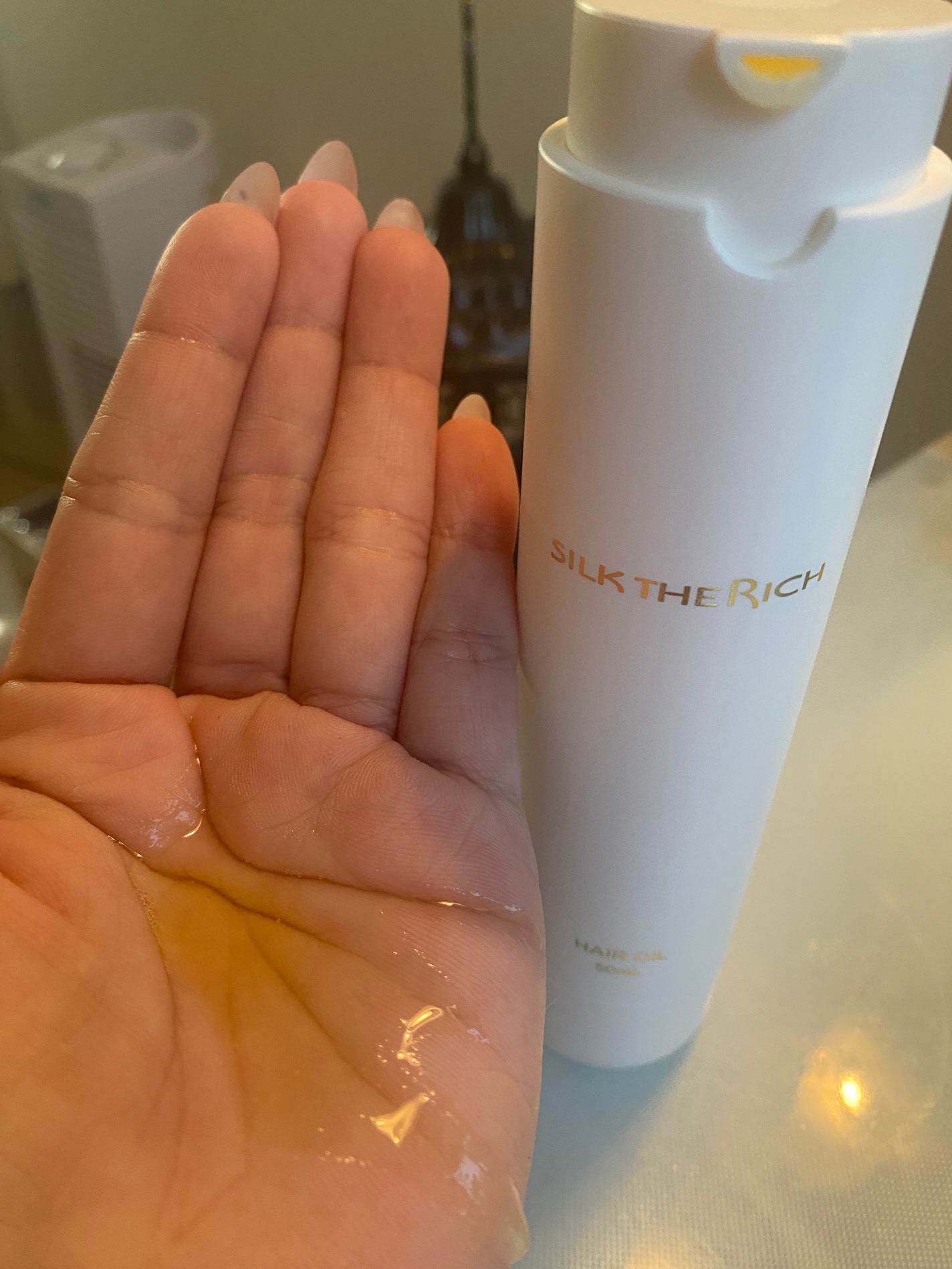 ザ・リッチ ヘアオイルGPF/SILK THE RICH/ヘアオイルを使ったクチコミ(2枚目)